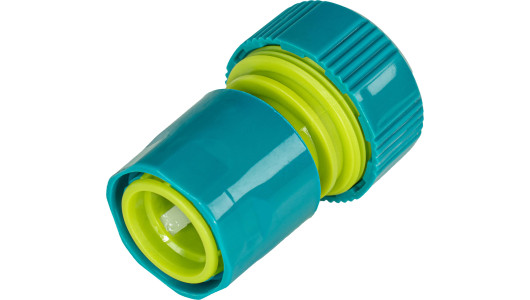 Plastic 3/4” hose connector with stop TG image