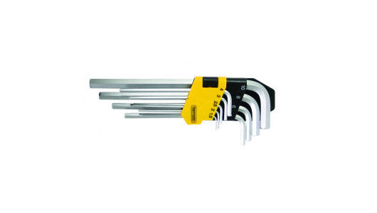 Short arm hex key 1.5-10mm set 9pcs CR-V TMP image
