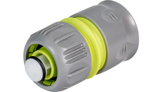 Hose connector 1" with aqua stop STRONG GX image