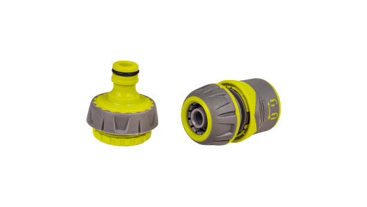 Conector furtun rapidă 1/2" și set de adapt.1/2"-3/4"LUXE GX image