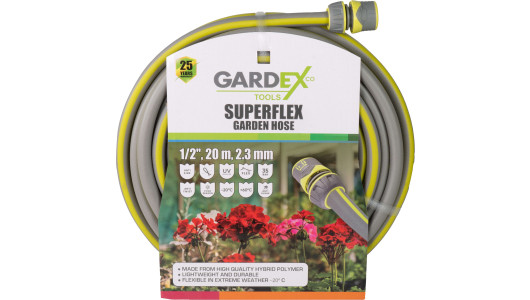 Маркуч градински SUPERFLEX 1/2", 20m, 2.3mm GARDEX image