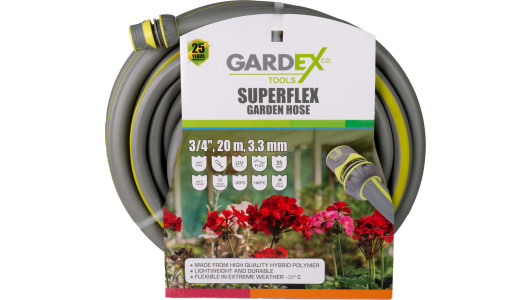 Маркуч градински SUPERFLEX 3/4", 20m, 3.3mm GARDEX image