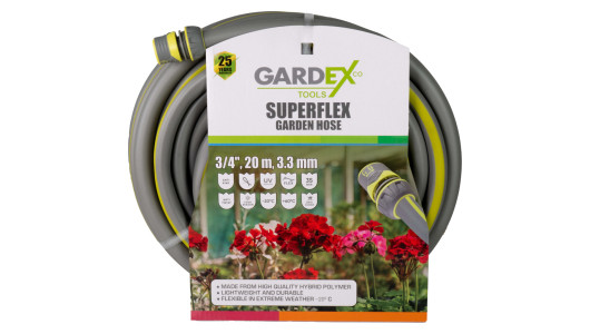 Маркуч градински SUPERFLEX 3/4", 20m, 3.3mm GARDEX image