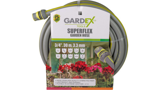 Маркуч градински SUPERFLEX 3/4", 30m, 3.3mm GARDEX image