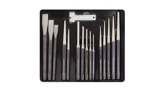 Punch & chisel set 15pcs CR-V TMP image