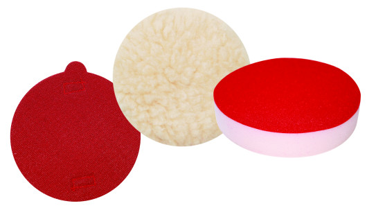 Polishing kit 125mm disc Velcro, bonnet & sponge image