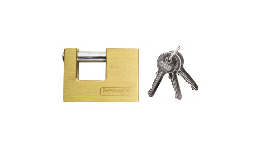Brass pad lock 80mm TMP image
