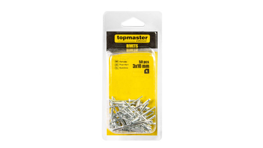 Нитове 3x10mm 50бр. Topmaster Professional image