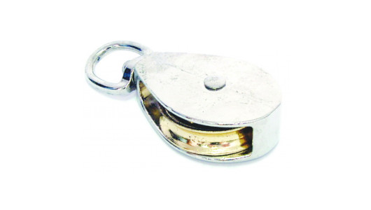 Single wheel swivel pulley 1_1/2"/35mm TS image