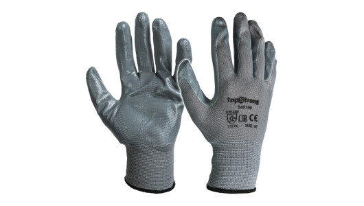 Grey nitril grey base gloves - hangerTS, 10 image