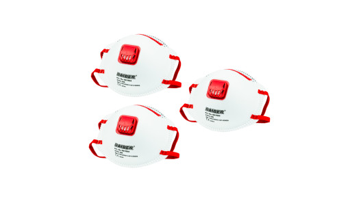 Filtering Half Mask FFP2 with valve 3 pcs. RD image