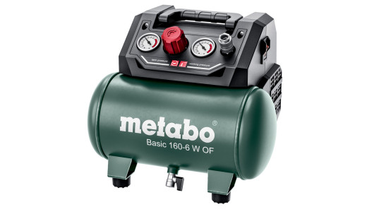 Компресор безмаслен 6 л 0.9kW METABO BASIC 160-6 W OF image