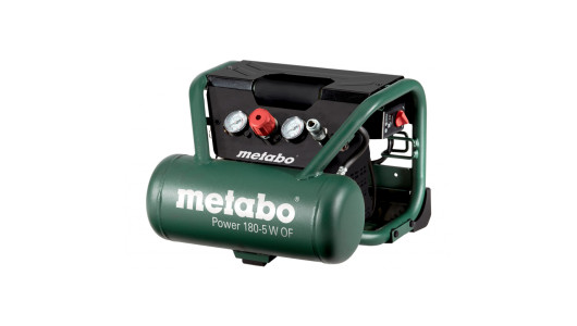 Compresor fără ulei 5 l 1.1kW PUTERE METABO 180-5 W OF image