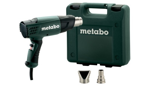 Пистолет за горещ въздух 1600W METABO H 16-500 в куфар image