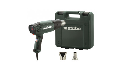 Пистолет за горещ въздух 2000W METABO H 20-600 в куфар image