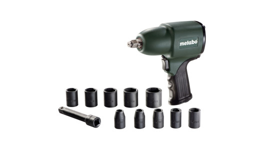 Гайковерт пневматичен 1/2" 360 Nm METABO DSSW 360 Set image