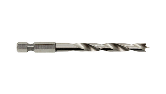 Wood twist drill hex shank 5 mm image