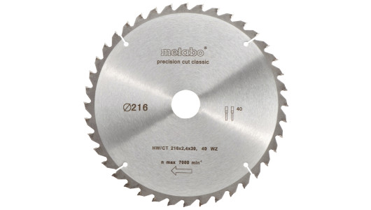 Circular saw-blade HW/CT 216x30, 40 WZ 5 image