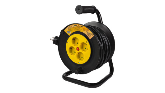 Cable Reel 15m 4 Socket with Thermal Overload Protection MK image