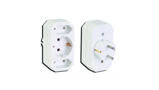 Разклонител троен 1 шуко/2 евро MK image