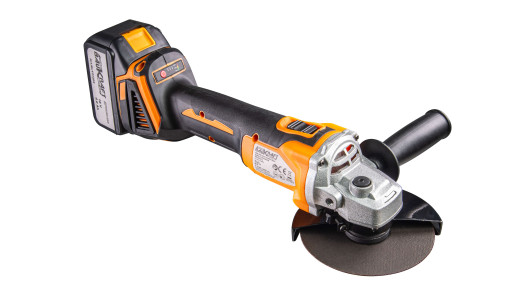 Brushless Angle Grinder Ø125mm 18V 4Ah 16LED 2USB BK-BAG72 image