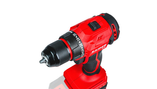 R20 Brushless Drill 2speed 10mm 50Nm 2x2Ah Case RDP-PBD20 image