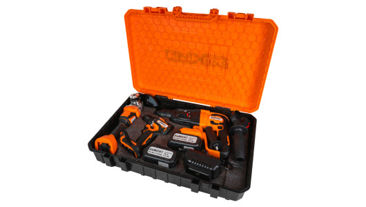 Brushless Set AG Drill Rotary Ham. 18V 2x4Ah Case BK-AGCDRH3 image