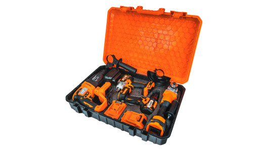 Brushl. Ang. Gr. Hammer Wrench Drill 18V 2x4Ah Case BK-4-1 image