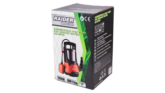 Submersible Inox Pump&nbsp;550W 1" 208L/min 7m INOX RD-WP59 image