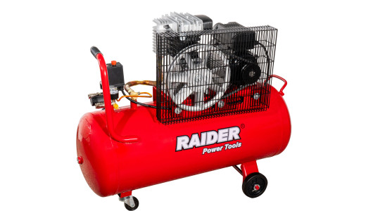 Компресор 100L 2.2kW 320L/min ремък RAIDER RD-AC18 image