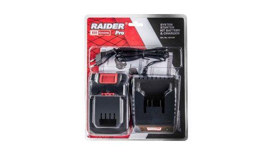 R20 Комплект батерия 4Ah и зарядно за серията RAIDER PRO RDP-R20 System image