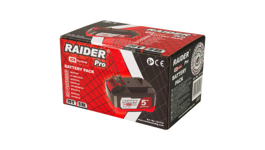 R20 Батерия 20V 5Ah за серията RAIDER PRO RDP-R20 System image