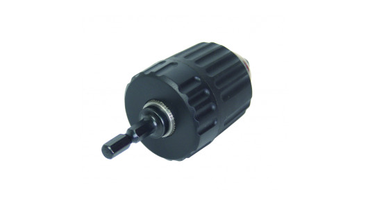 Drill Chuck 3/8" 10mm Keyless 2 Plastic with 1/4" Adapter image