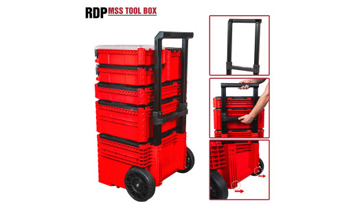 Sistem depozitare modular 556x1120x424mm roti IP65 RDP-MSS7 image