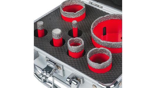 Set de carote diamantate dry M14 &Oslash;8-68mm AL Case image