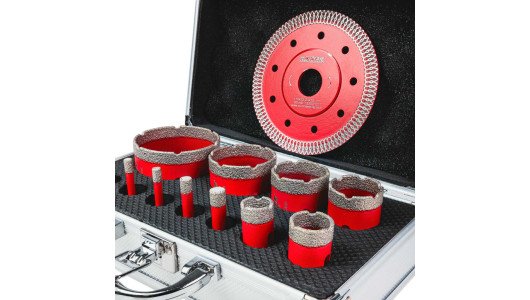 Set 12 freze diamantate pentru frezare uscata M14 &Oslash;6-68mm image