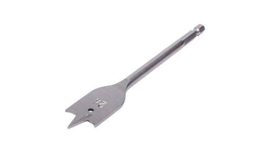 Burghiu plat 1/4" x 24mm HEX pentru lemn image