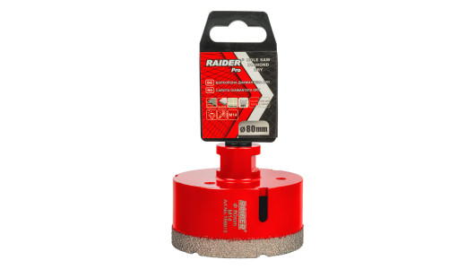 Diamond for Hard Ceramics Hole Saws Dry M14 &Oslash;80mm image