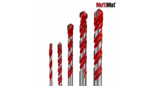 Drill Bits MultiMat 2Cut 5pcs. &Oslash;4 5 6 8 10mm Set image