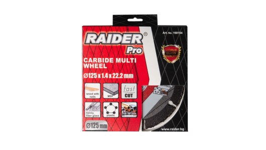 Диск за ъглошлайф Carbide Multi Wheel 125x22.2mm image