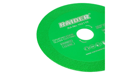 Disc diamantat pentru tăiat sticlă 125x22,23x15mm RD-G01 image