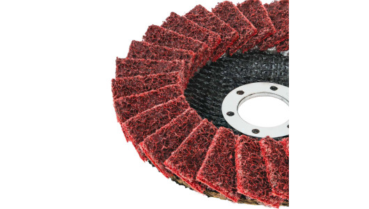 BBL Non-woven Flap Disc 125mm medium Red image
