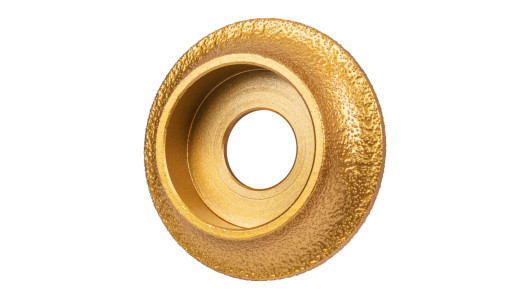 Diamond Grinding Wheel 75&times;20&times;15mm Demi-Bullnose Edge image