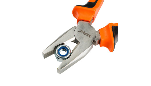 Combination pliers bi-material handle 180mm GD image