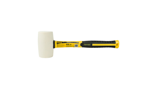 Ciocan cauciuc alb 680g cu maner de fibra TMP image