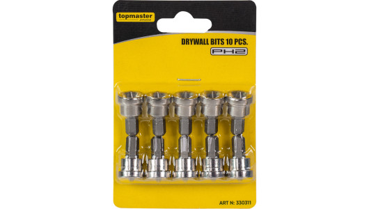 Drywall bits 10 pcs. image