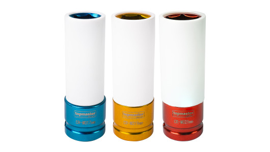 Impact sockets set 17, 19, 21mm 1/2" TMP image