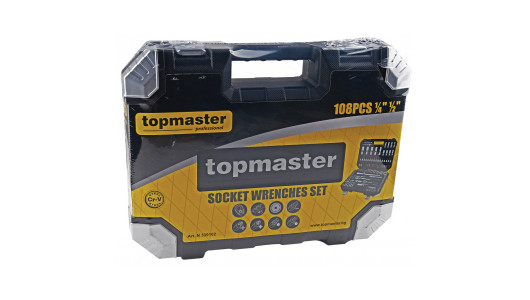 Гедоре 108 части 1/4" & 1/2" Topmaster Professional image