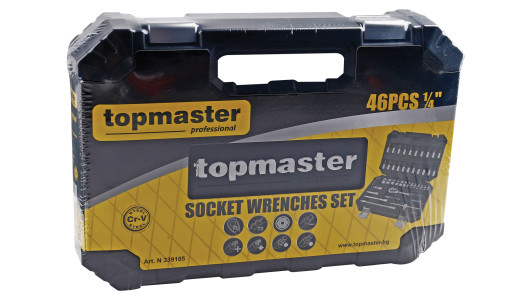 Гедоре 46 части 1/4" Topmaster Professional image