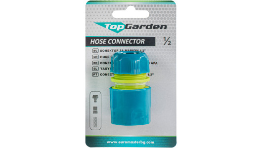 Plastic 1/2” hose connector TG image